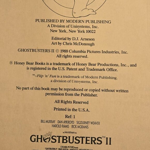 Ghostbusters II Flip N Fun Activity Pad Mazes Puzzles 1988 Kids Book Vintage - Picture 2 of 16